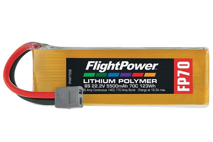 6S LIPO BATTERY FP70 22,2 V, 5500mAh - Πατήστε στην εικόνα για να κλείσει