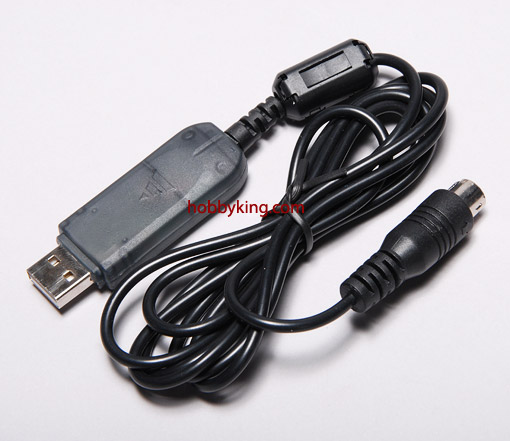 Hobby King 2.4Ghz 6Ch Tx USB Cable - Πατήστε στην εικόνα για να κλείσει