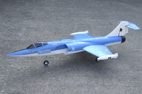 FMS F104 Starfighter 70mm Ducted Fan, Electric RC Jet - Foam