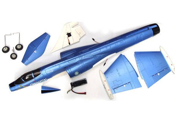 FMS F104 Starfighter 70mm Ducted Fan Electric Foam Jet - Silver