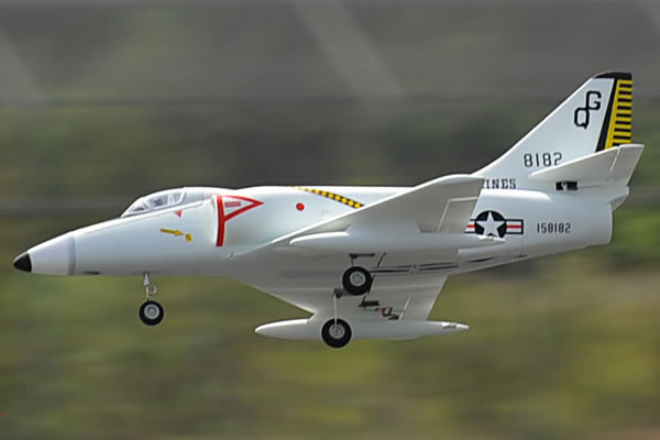 FMS A4 Skyhawk 64mm Ducted Fan Electric Foam RTF Jet with 2.4ghz - Πατήστε στην εικόνα για να κλείσει