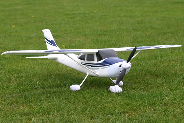 FMS Cessna 182 RTF - Blue,Electric Foam RC Aircraft, Brushless M - Click Image to Close