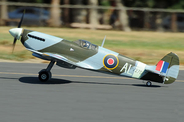 FMS WWII Spitfire, Electric ARTF RC Aircraft (Retract Landing Ge