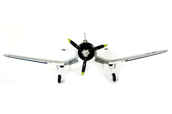 FMS Airplane F4U Corsair Silver With Retracts, ARTF RC Planes