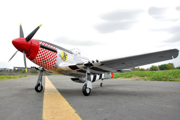 FMS WWII P-51D Mustang V2 Electric ARF Aircraft (Retract Landing