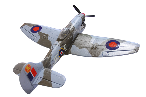 FMS Mini Hawker Tempest 800 Series RTF Electric Warbird with 2.4