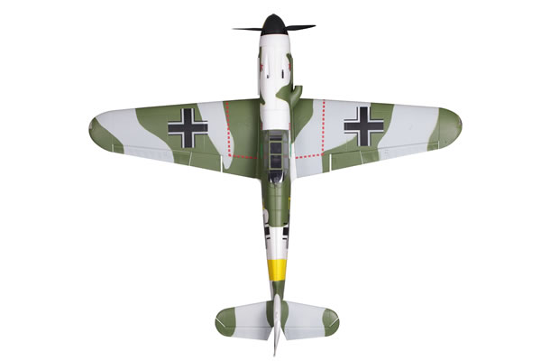 FMS 1400 Series BF109-F ARTF RC Aircraft Camo w/o Tx/Rx/Battery