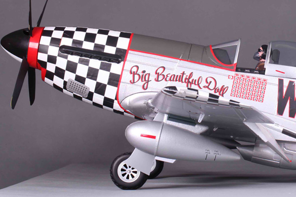 FMS P51D Mustang 1400 Series RTF Electric RC Warbird w/o TX/RX/B