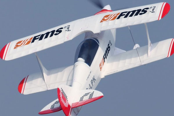 FMS Pitts ARTF 1400mm Bi-Plane w/o TX/RX/Battery