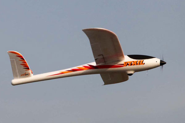 FMS VTail RTF 800mm Mini RC Glider - Πατήστε στην εικόνα για να κλείσει