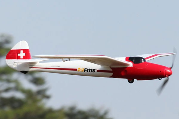 FMS MOA RTF 1500mm RC Glider - Πατήστε στην εικόνα για να κλείσει