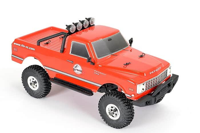 FTX OUTBACK MINI X PATRIOT 1/18 TRAIL READY-TO-RUN RED