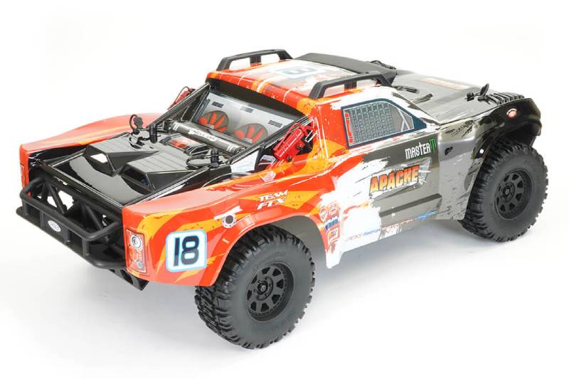 FTX Apache 1/10 Brushless Trophy RC Truck RTR - Red