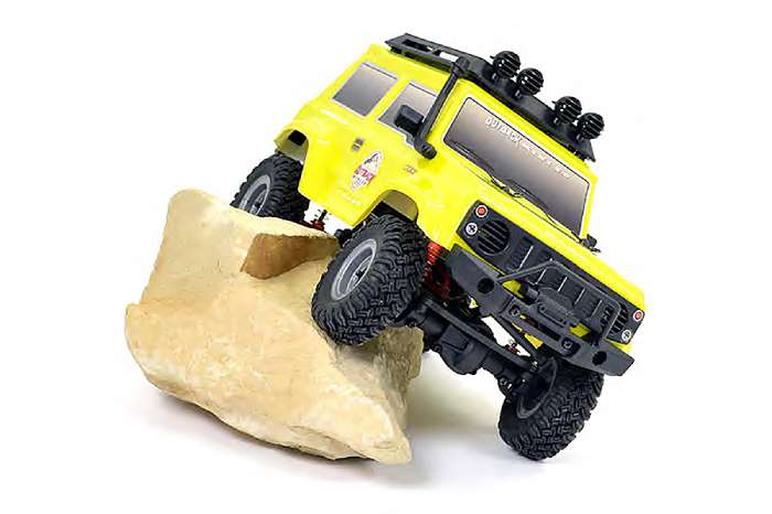 FTX OUTBACK MINI 2 PASO 1/24 READY-TO-RUN WITH PARTS - YELLOW