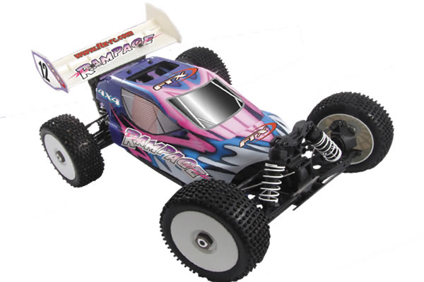 FTX Rampage 1/10th Scale 4WD RTR Nitro Supersize Buggy