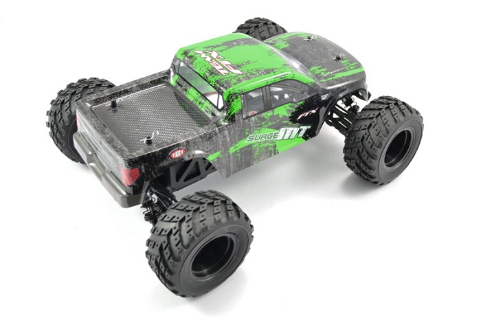 FTX Surge Electric Monster Truck 4WD RTR - Green - Click Image to Close