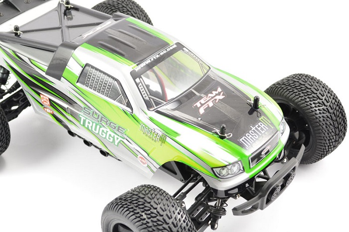 FTX Surge RTR 4WD Electric Truggy - Green - Click Image to Close