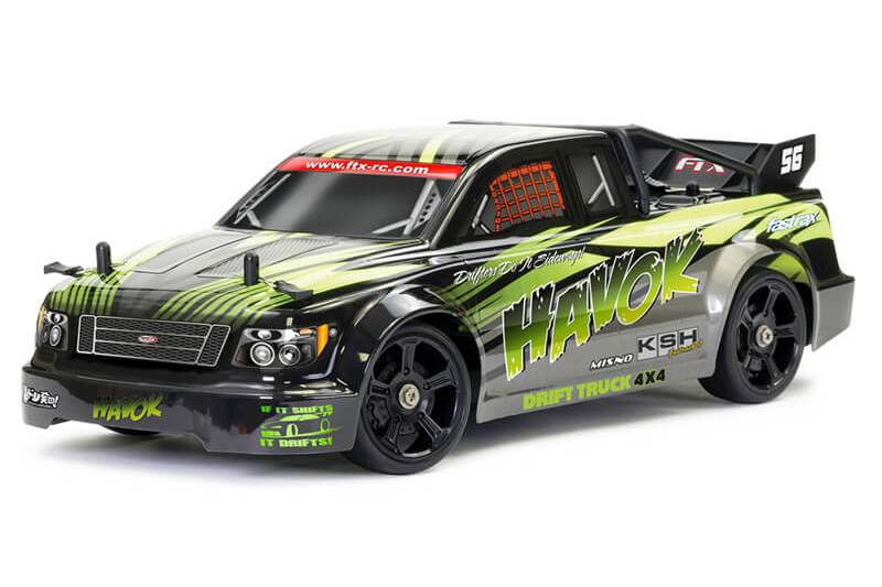 FTX Havok 1/14 4WD RC Drift Car - Yellow