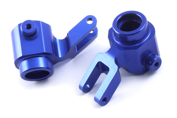 FTX Outrage/Rampage Aluminium Front Steering Knuckle - Blue - Click Image to Close