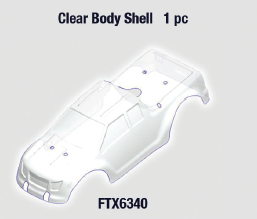 FTX 6340 Carnage Clear Body 1Pc - Click Image to Close
