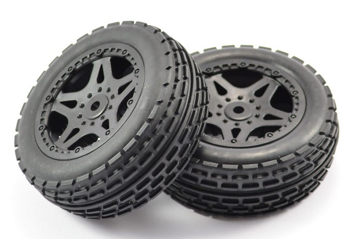 FTX SURGE FRONT BUGGY MOUNTED WHEELS/TYRES (PR) - Click Image to Close