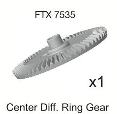 FTX PUNISHER CENTER DIFF. RING GEAR - Πατήστε στην εικόνα για να κλείσει