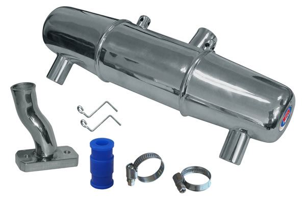 Punisher Aluminium Dual Exhaust Pipe with Manifold