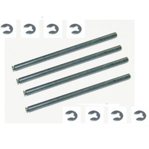 FTX Sidewinder Suspension Arm Hinge Pins 3 X 52.2mm & e-clips