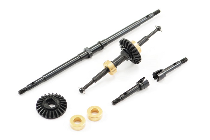 FTX OUTBACK MINI FRONT & REAR DRIVESHAFT W/MAIN GEAR (2PC) - Πατήστε στην εικόνα για να κλείσει