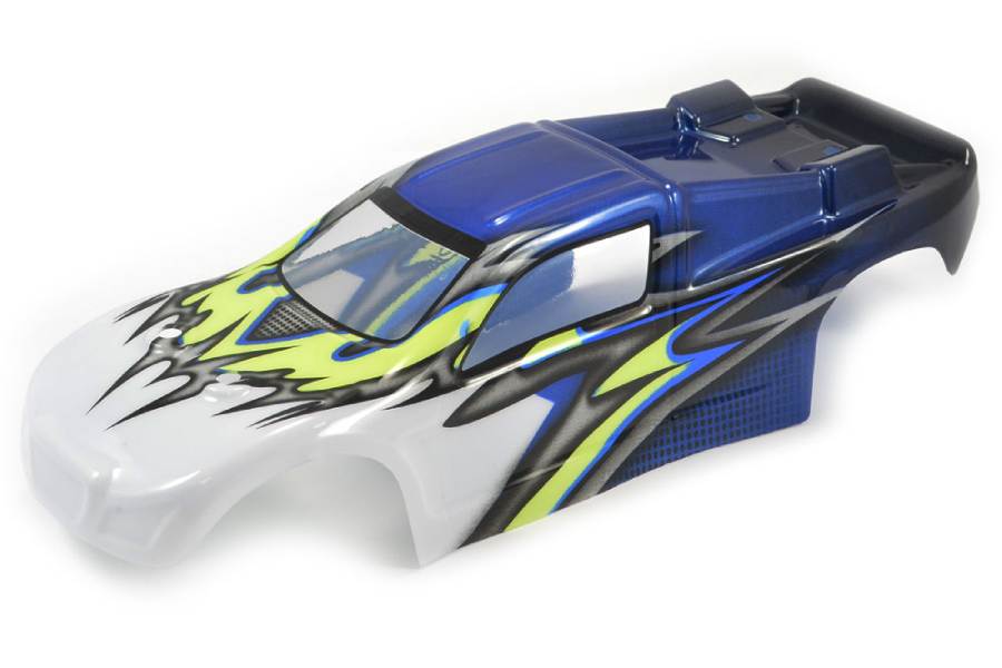 FTX COMET TRUGGY BODYSHELL PAINTED BLUE/YELLOW