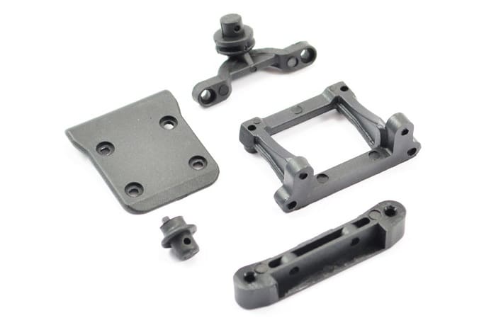 FTX COMET BUGGY FRONT BUMPER/W ING MOUNT/SUS BRACE PART SET