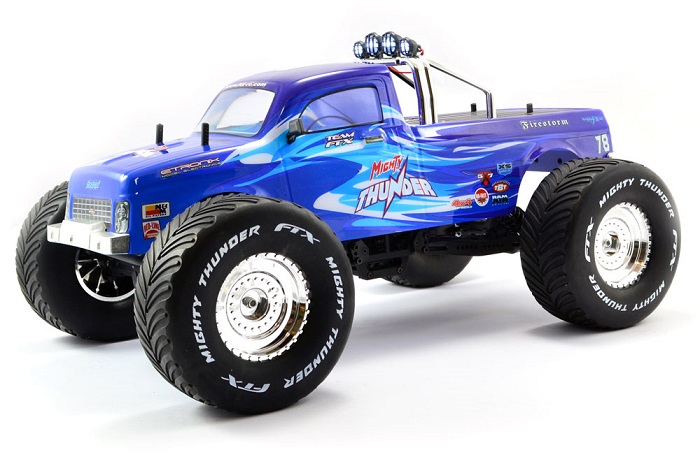 FTX MIGHTY THUNDER 4WD RC MONSTER TRUCK - BLUE - Πατήστε στην εικόνα για να κλείσει