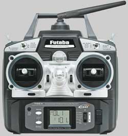 Futaba 6EX 2.4GHz Fasst with R617FS Receiver