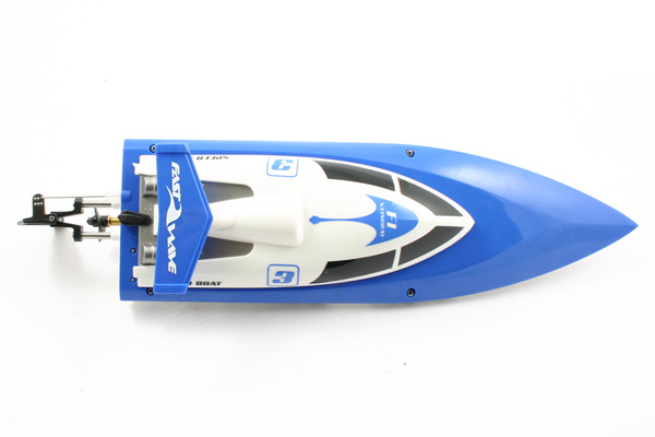 Fast Wave F1 Stingray Mini High Speed Racing RC Boat - Blue