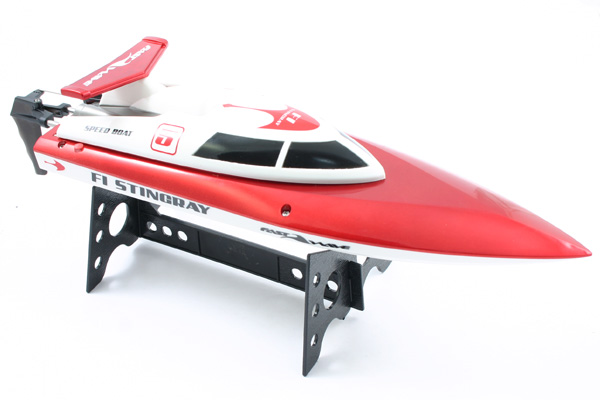 Fast Wave F1 Stingray Mini High Speed Racing RC Boat - Red