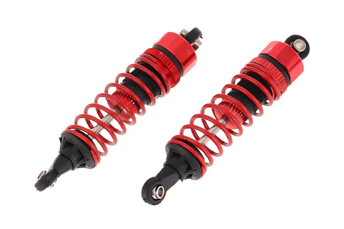 2Pcs FY-BZ01 Aluminum Alloy Front Shock Absorber Damper for 1/12