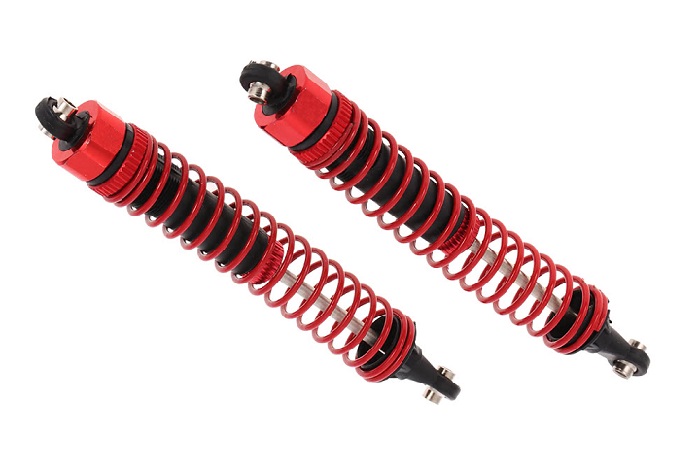 2Pcs FY-BZ02 Aluminum Alloy Rear Shock Absorber Damper for 1/12