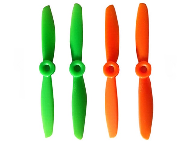 2 Pairs WSX/Gemfan 4045 4x4.5 Inch ABS Propeller CW CCW for RC D
