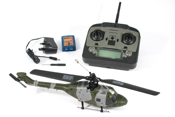 Hubsan Lynx Fixed Pitch RTF Helicopter with 2.4GHz Radio System