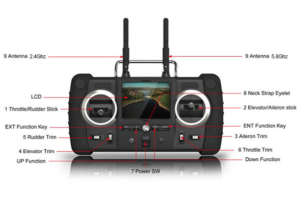 Hubsan FPV Lynx Fixed Pitch RC Helicopter with 2.4Ghz Radio Syst