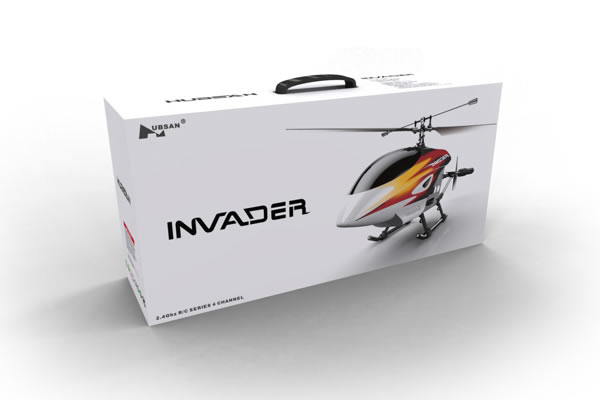 Hubsan Invader Fixed Pitch RTF RC Helicopter with 2.4GHz Radio S