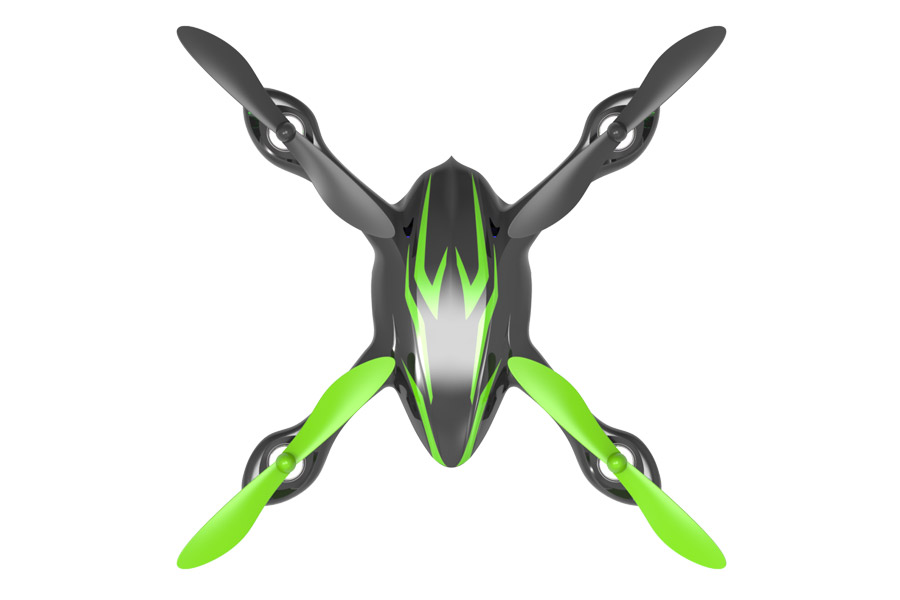 Hubsan X4 LED Mini Quad Copter RTF with Camera Recording & 2.4Gh - Click Image to Close