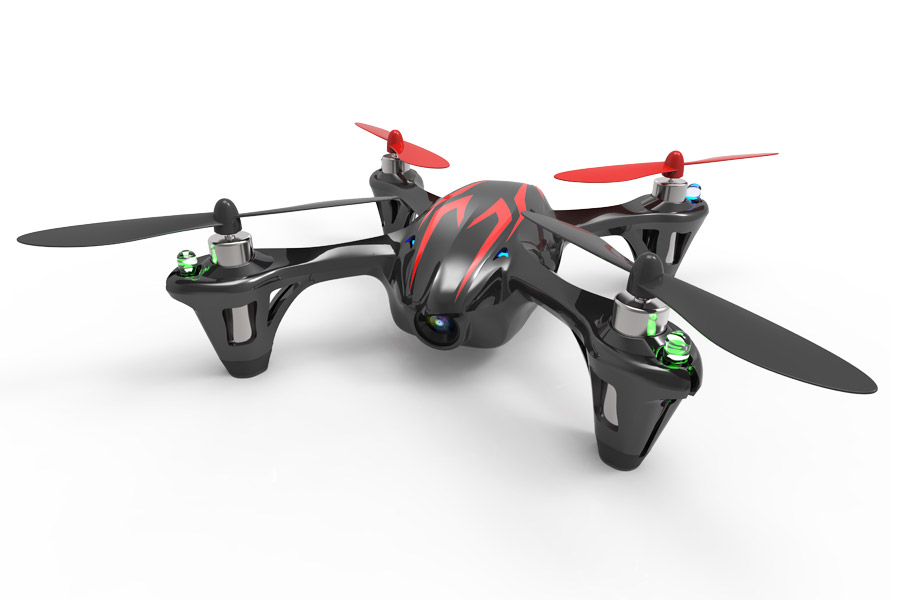 Hubsan X4 LED Mini Quad Copter RTF with Camera Recording & 2.4Gh