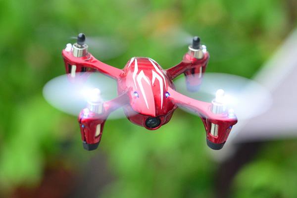 Hubsan X4 LED Mini Quad Copter RTF with Camera Recording & 2.4Gh