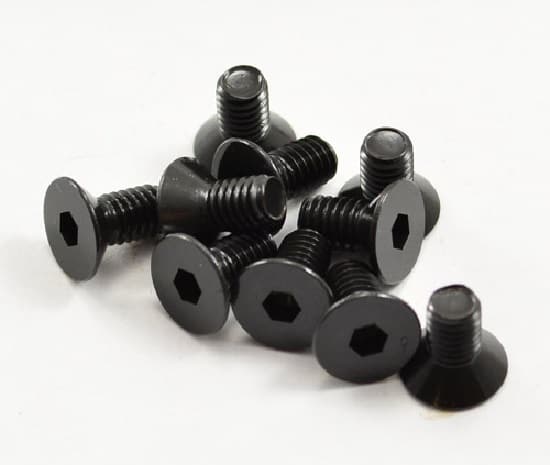 HOBAO M4X8MM HEX SOCKET COUNTERSUNK SCREWS