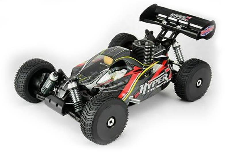 HOBAO HYPER 7 TQ2 RTR RC BUGGY W/MAC 28 TURBO ENGINE, 18KG SERVO