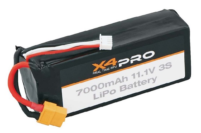 Hubsan LiPo Battery 11.1V 3S 7000mAh X4 PRO - Πατήστε στην εικόνα για να κλείσει