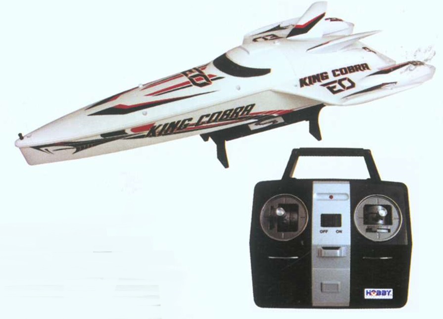 Hobby Engine Premium Label King Cobra Speed Boat with 2.4Ghz Rad