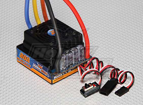 Hobby King 80A Sensored/Sensorless RC Car ESC (1:8/1:5)