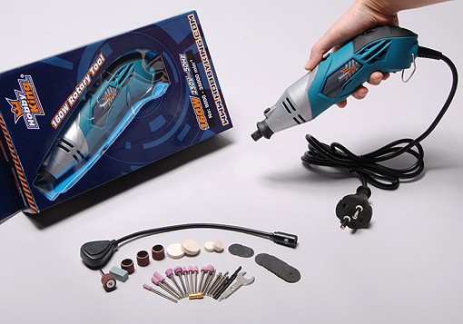 160W Dremel Style Rotary hand-tool w/ 33pc set 230V - Εργαλεία Μ - Πατήστε στην εικόνα για να κλείσει